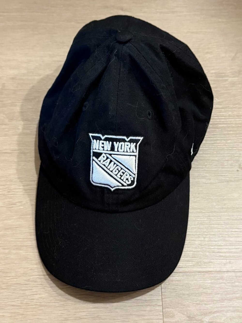 New York Rangers Black With White Shield